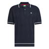 adidas Golf Originals Gents Argyle Knit Polo Shirt Night Indigo
