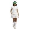 Ladies Pleated Skort Chalk White