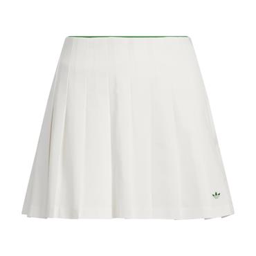 Ladies Pleated Skort Chalk White