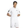 adidas Gents Club 3-Stripes Polo Shirt White