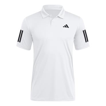 adidas Gents Club 3-Stripes Polo Shirt White