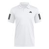 adidas Gents Club 3-Stripes Polo Shirt White