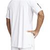 adidas Gents Club Climacool 3-Stripes T-Shirt White