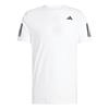 adidas Gents Club Climacool 3-Stripes T-Shirt White