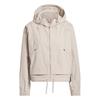 adidas Ladies Beyond Full-Zip Hooded Jacket Wonder Taupe