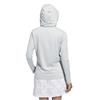 adidas Ladies Ultimate365 Emboss Hoodie Wonder Silver