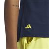 adidas Ladies Ultimate365 Sleeveless Zip Polo Shirt Collegiate Navy