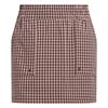 adidas Ladies Ultimate365 Gingham Skort Aurora Ruby