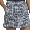 adidas Ladies Ultimate365 Gingham Skort Collegiate Navy - Wonder Silver