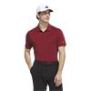 adidas Gents Ultimate365 Mini Bunker Polo Shirt Aurora Ruby