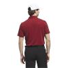 adidas Gents Ultimate365 Mini Bunker Polo Shirt Aurora Ruby
