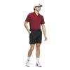 adidas Gents Ultimate365 Mini Bunker Polo Shirt Aurora Ruby