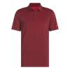 adidas Gents Ultimate365 Mini Bunker Polo Shirt Aurora Ruby