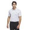 adidas Gents Ultimate365 Speed Stripe Polo Shirt White - Silver Green