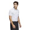 adidas Gents Ultimate365 Speed Stripe Polo Shirt White - Silver Green