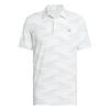 adidas Gents Ultimate365 Speed Stripe Polo Shirt White - Silver Green