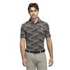adidas Gents Ultimate365 Speed Stripe Polo Shirt Black - Putty Beige