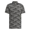adidas Gents Ultimate365 Speed Stripe Polo Shirt Black - Putty Beige