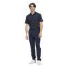 adidas Gents Ultimate365 Print Mesh Polo Shirt Collegiate Navy - Wonder Silver