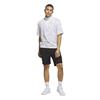 adidas Gents Go-to DWR Short Sleeve Half-Zip Pullover White