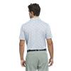 adidas Gents Ultimate365 Printed Mesh Polo Shirt Wonder Blue - Collegiate Navy