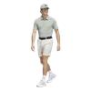 adidas Gents Ultimate365 Mini Bunker Polo Shirt Silver Green