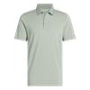 adidas Gents Ultimate365 Mini Bunker Polo Shirt Silver Green