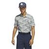adidas Gents Ultimate365 Speed Stripe Polo Shirt Wonder Silver - Collegiate Navy