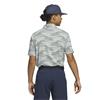 adidas Gents Ultimate365 Speed Stripe Polo Shirt Wonder Silver - Collegiate Navy