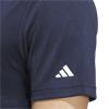 Adidas Gents Ultimate365 Micro Texture Polo Shirt Collegiate Navy