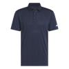 Adidas Gents Ultimate365 Micro Texture Polo Shirt Collegiate Navy