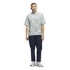 adidas Gents Go-to DWR Short Sleeve Half-Zip Pullover Wonder Silver
