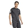 adidas Gents Club Climacool 3-Stripes T-Shirt Black