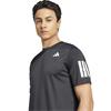 adidas Gents Club Climacool 3-Stripes T-Shirt Black