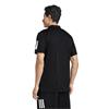 adidas Gents Club 3-Stripes Polo Shirt Black