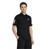 adidas Gents Club 3-Stripes Polo Shirt Black