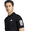 adidas Gents Club 3-Stripes Polo Shirt Black