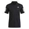 adidas Gents Club 3-Stripes Polo Shirt Black