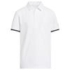 adidas Junior - Boys Piqué Club Polo Shirt White