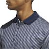 adidas Gents Beyond Textured Polo Shirt Navy