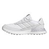 adidas Ladies S2G Leather Spikeless Shoes Cloud White - Silver Metallic