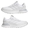 adidas Ladies S2G Leather Spikeless Shoes Cloud White - Silver Metallic