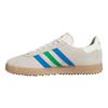 adidas Golf Originals Gents Gazelle Spikeless Golf Shoes Chalk White - Green - Preloved Teal