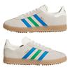 adidas Golf Originals Gents Gazelle Spikeless Golf Shoes Chalk White - Green - Preloved Teal