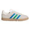 adidas Golf Originals Gents Gazelle Spikeless Golf Shoes Chalk White - Green - Preloved Teal