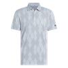 adidas Gents Ultimate365 Micro Texture Polo Shirt Wonder Blue