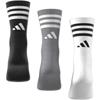 adidas 3-Pair Crew Socks White - Grey Three - Black