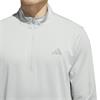 adidas Gents Elevated ¼-Zip Sweatshirt Wonder Silver