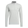 adidas Gents Elevated ¼-Zip Sweatshirt Wonder Silver