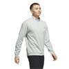adidas Gents Elevated ¼-Zip Sweatshirt Wonder Silver
